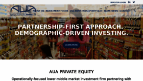 What Auaequity.com website looked like in 2018 (5 years ago)