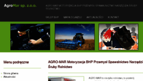What Agromar.net.pl website looked like in 2018 (5 years ago)
