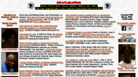What Afrocubaweb.com website looked like in 2018 (5 years ago)