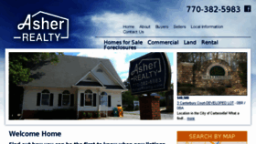 What Asherrealty.com website looked like in 2018 (5 years ago)