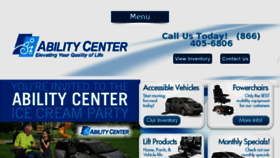 What Abilitycenter.com website looked like in 2018 (5 years ago)