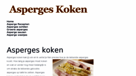 What Aspergeskoken.info website looked like in 2018 (5 years ago)