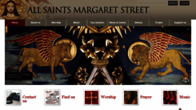 What Allsaintsmargaretstreet.org.uk website looked like in 2018 (5 years ago)