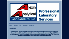 What Alexinlabs.com website looked like in 2018 (5 years ago)