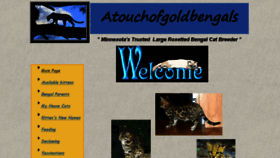 What Atouchofgoldbengals.com website looked like in 2018 (5 years ago)