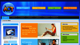 What Act.co.za website looked like in 2018 (8 years ago)