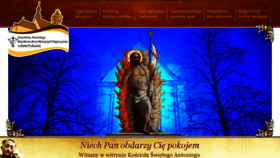 What Antoni-kapucyni.pl website looked like in 2018 (5 years ago)