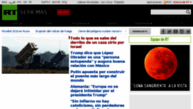 What Actualidad-rt.com website looked like in 2018 (5 years ago)