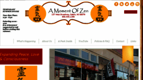 What Amomentofzennj.com website looked like in 2018 (5 years ago)