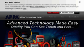 What Appatech.com website looked like in 2018 (5 years ago)