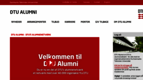 What Alumne.dtu.dk website looked like in 2018 (6 years ago)