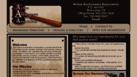 What Activeauctioneersassoc.com website looked like in 2018 (5 years ago)