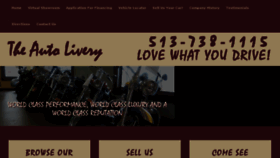 What Autolivery.com website looked like in 2018 (6 years ago)