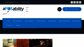 What Aposability.com.au website looked like in 2018 (5 years ago)
