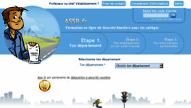 What Assr.fr website looked like in 2018 (5 years ago)