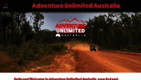 What Adventureunlimited.com.au website looked like in 2018 (5 years ago)
