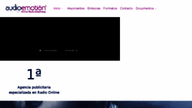 What Audioemotion.es website looked like in 2018 (5 years ago)