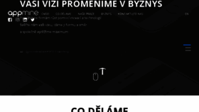 What Appmine.cz website looked like in 2018 (5 years ago)