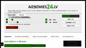 What Aiznemies24.lv website looked like in 2018 (5 years ago)