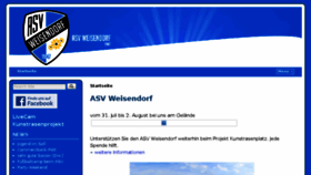 What Asv-weisendorf.de website looked like in 2018 (5 years ago)