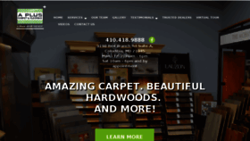 What Apluscarpet.com website looked like in 2018 (7 years ago)
