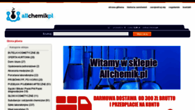 What Allchemik.pl website looked like in 2018 (5 years ago)