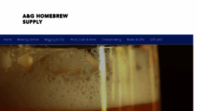 What Aghomebrewsupply.com website looked like in 2018 (5 years ago)