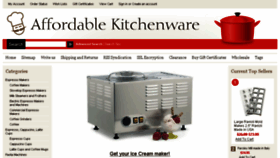 What Affordablekitchenware.com website looked like in 2018 (5 years ago)