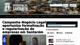 What Agenciasantarem.com.br website looked like in 2018 (5 years ago)