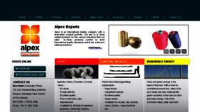 What Alpexonline.com website looked like in 2018 (5 years ago)