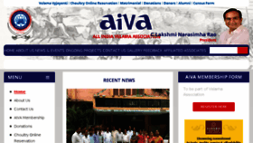 What Aiva.org.in website looked like in 2018 (5 years ago)