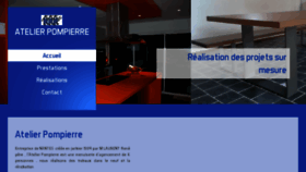 What Atelierpompierre.fr website looked like in 2018 (5 years ago)
