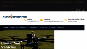 What Avianaerospace.com website looked like in 2018 (5 years ago)