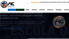 What Arcsports.com.br website looked like in 2018 (5 years ago)