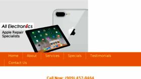 What Allelectronicsiphonerepair.info website looked like in 2018 (5 years ago)