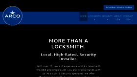 What Arcolock.com website looked like in 2018 (5 years ago)