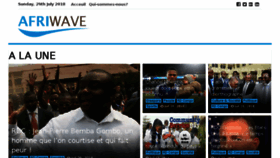 What Afriwave.com website looked like in 2018 (5 years ago)