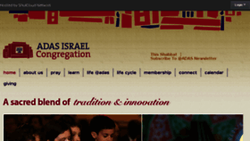 What Adasisrael.org website looked like in 2018 (5 years ago)