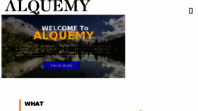What Alquemy.com website looked like in 2018 (5 years ago)