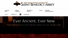 What Abbey.org website looked like in 2018 (5 years ago)