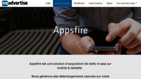 What Appsfire.com website looked like in 2018 (5 years ago)