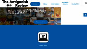 What Antigonishreview.com website looked like in 2018 (5 years ago)