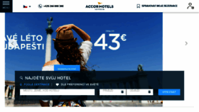 What Accorhotels.cz website looked like in 2018 (5 years ago)