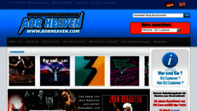 What Aorheaven.com website looked like in 2018 (5 years ago)