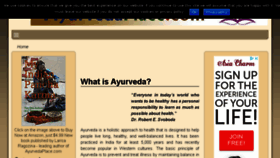 What Ayurvedaplace.com website looked like in 2018 (5 years ago)