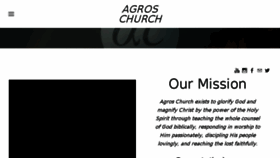What Agroschurch.com website looked like in 2018 (5 years ago)