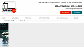 What Actplatinum.com website looked like in 2018 (5 years ago)