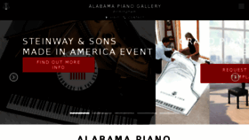 What Alabamapianogallery.com website looked like in 2018 (5 years ago)