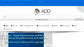 What Aod-cloud.com website looked like in 2018 (5 years ago)