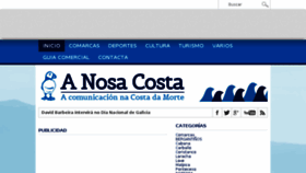 What Anosacosta.es website looked like in 2018 (5 years ago)